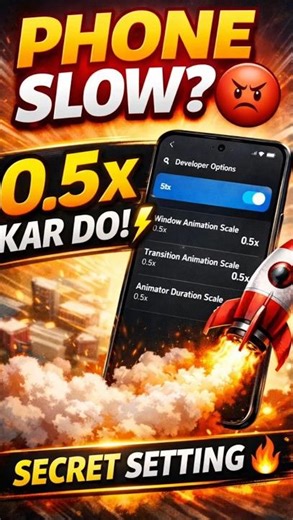 🔥Android Phone 💀Fast Kaise Kare? ⚡ 3 Secret Settings (100% Working)