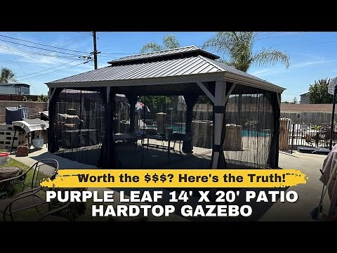 PURPLE LEAF 14x20 Gazebo Review | Is This the Ultimate Patio Upgrade?