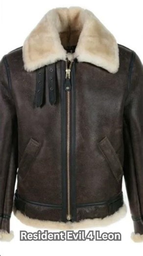 Resident Evil 4 Leon Kennedy Jacket | RE4 Leather Bomber Jacket