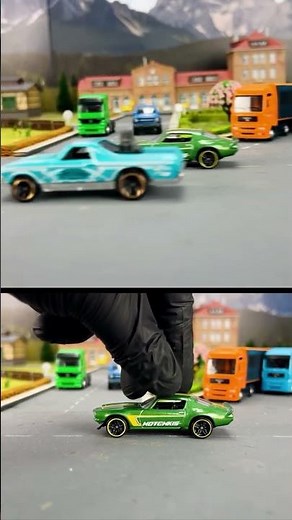 Epic Mini Car Race on Custom Diorama Track #diecastcars #scalemodel #drifting