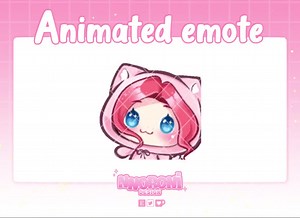 Wiggle Girl Emote Red Hair Blue Eyes - Twitch Emote | Animated Emote | Cute Emote | Anime Emote | Twitch Badges - Etsy