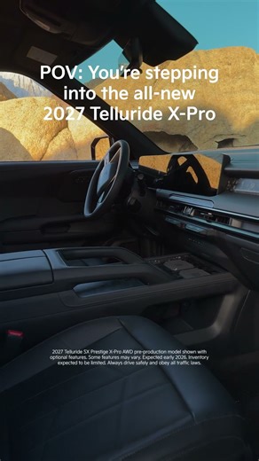 Step Inside | The all-new 2027 Kia Telluride X-Pro