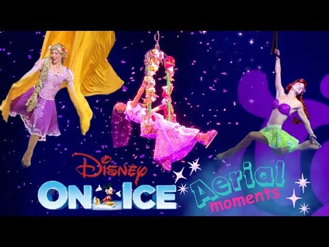 Disney On Ice Aerial Compilation✨Most Magical Aerial Moments from your favorite DISNEY PRINCESSES!