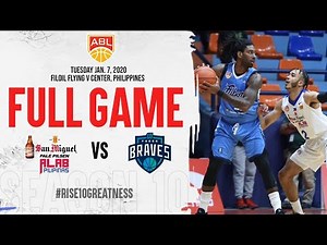 San Miguel Alab Pilipinas v Taipei Fubon Braves | FULL GAME | 2019-2020 ASEAN Basketball League