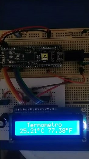 Termometro con cyc8kit-059 and lm35