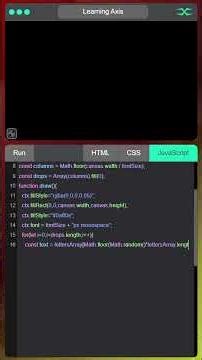 Matrix Code Rain | JavaScript