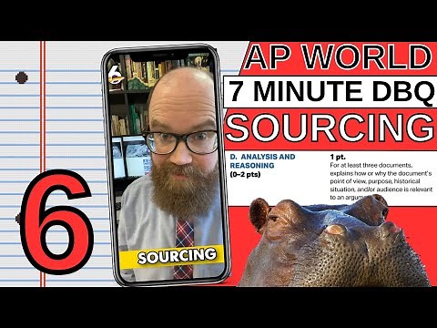 7 MINUTE DBQ #6: SOURCING THE DOCUMENTS #apworld