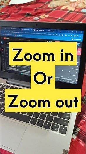 How to Zoom out on pc windows 11 #windows11tips #trick