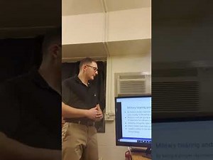 public speaking: Military and professional bearing