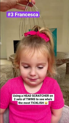 Who’s the most ticklish between 2 sets of twins? 😂