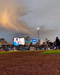 34K views · 227 reactions | A beautiful backdrop for a baseball game tonight ⚾️ | Nashville Sounds | Facebook
