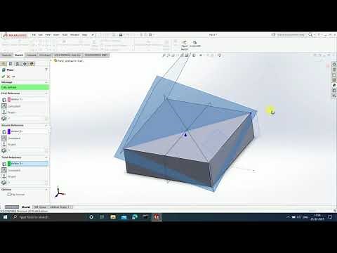 How to insert plane in solidworks ? Reference geometry , Live section plane .