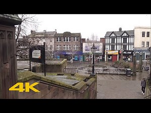 Rotherham Walk: Town Centre【4K】
