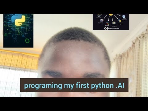 programming my first python .AI #python #robot python