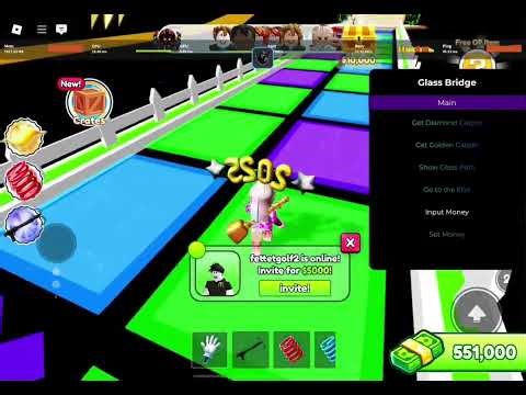 Roblox Script Showcase | Glass Bride Script | +$1,000 Every Correct Glass | Correct tiles