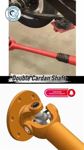 Double Cardan Shaft #foryou #automobile #engineblock #engineering #viral #machine#autocadblocks #cnc
