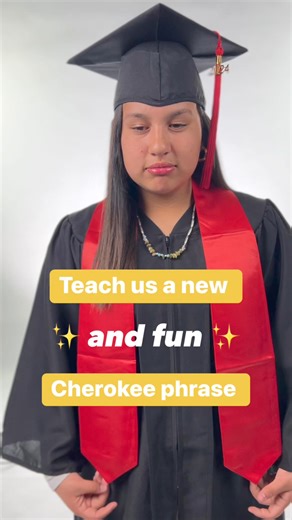 47K views · 1.3K reactions | Asking our 8th grade Cherokee Immersion School graduates to teach us a Cherokee phrase  | Cherokee Nation | Facebook