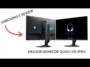 O MELHOR MONITOR QUAD-HD IPS DO MERCADO! Unboxing e review Alienware AW2724DM