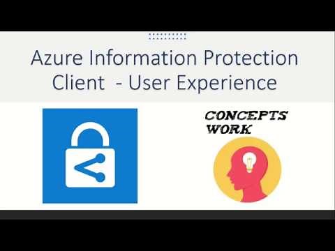 Installing Azure Information Protection Client | User Experience