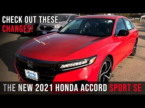 New Honda Trim Level: 2021 Honda Accord Sport SE