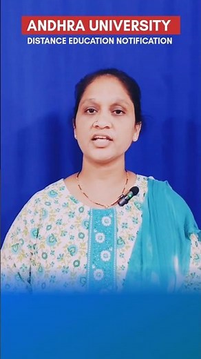Andhra University Distance Notification 2026-27 | AU Open Learning