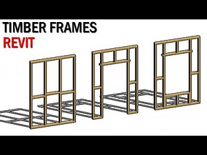 Revit timber framing modelling from scratch