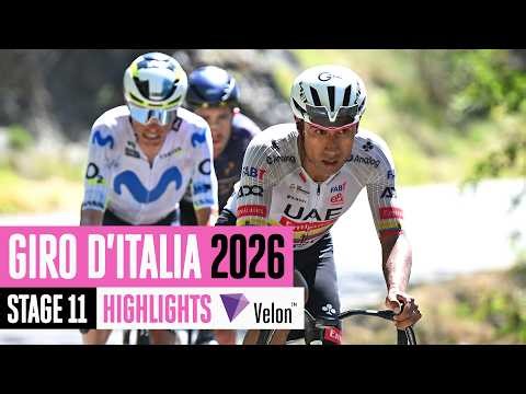 A ruthless performance 🔥 Giro d'Italia Stage 11 Highlights