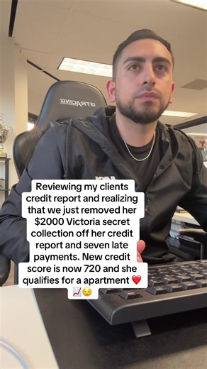 Reviewing my clients credit report and realizing that we just removed her $2000 Victoria secret collection off her credit report and seven late payments. New credit score is now 720 and she qualifies for a apartment ❤️📈😌 #credit #financialfreedom #creditrepairservices #credittips #creditrepair