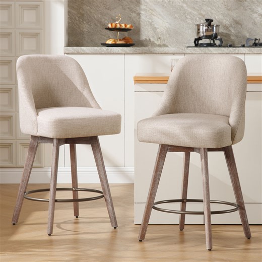 Corrigan Studio® 26'' Swivel Counter & Bar Stool & Reviews | Wayfair