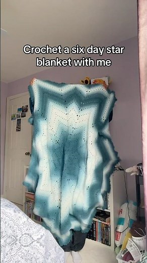 Crochet a six day star blanket with me