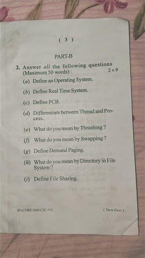 UNIVERSITY Computer science Paper 3 Examination VII #viral #shorts #exam