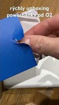 rýchly unboxing powerbanky 10000 od O2