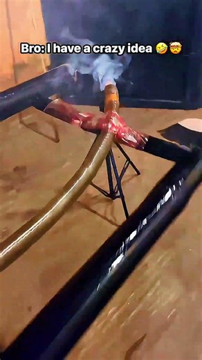 burning Firework Wicks in Ladder Hose Experiment 🔥 Must Watch! #shorts