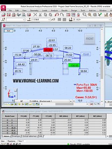 Autodesk Robot Structural Analysis Professional 2026 | Steel | Level I For Design and Analysis of Steel Frame Structures. Get it at: https://www.virginiae-learning.com/collections/frontpage/products/autodesk-robot-2019-tutorial-steel-level-i | Autodesk Robot Structural 2026 Tutorials