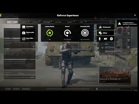 A supported game is required to use this feature | *FIX* | Nvidia GeForce Experience | PC
