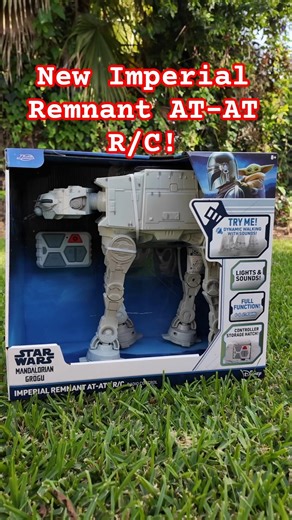 The new Star Wars: The Mandalorian & Grogu Imperial Remnant AT-AT Walker RC Vehicle from Jada Toys!