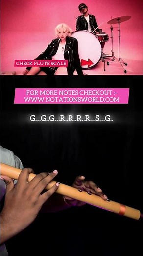 APT. Flute Cover + Notes | ROSÉ & Bruno Mars | #viralsong #apt #flutenotes #flutelessons