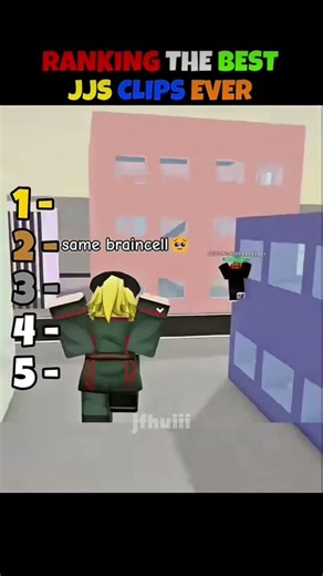 Ranking the best jjs clips #roblox