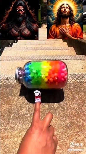 “Choose Good ✨ Jesus Path vs Evil 😈” #jesus #evil #trending #GoodVsEvil #JesusWins #Faith