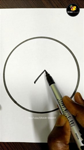 Easy #landscape 16 drawing step by step for beginners #shorts #drawsmart