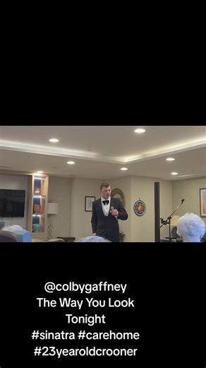 Colby singing at whitstable care home @Michael Bublé #franksinatra #viral #carehome #crooner #fyp