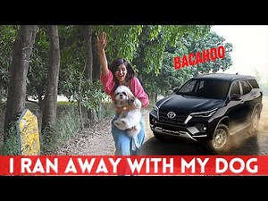 I RAN AWAY from HOME with my DOG