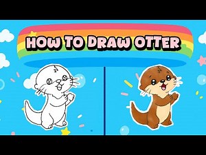 How to Draw an Otter – Cute and Easy Animal Drawing Tutorial