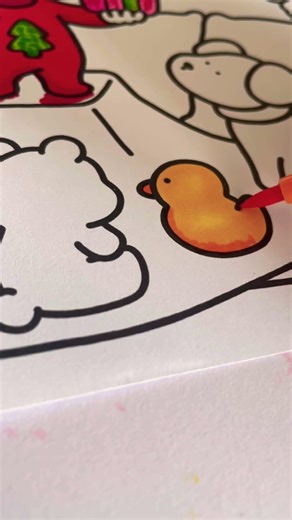 This duck can quack at any moment! #art #ohuhumarkers #animals #shortsfeed