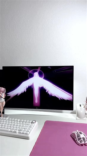 my setup looks absolutely stunning ✦•┈๑⋅⋯ ⋯⋅๑┈·✦ #techtok #GamingSetup #pcgaming #tech #fyp