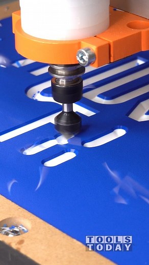 51K views · 8.2K reactions | How satisfying is this?! I love v-carving @kingplastic Color Core on the Stepcraft M.1000 CNC machine using the Amana Tool RC-45711 90° insert carbide v-groove bit both available from @toolstoday. This bit cut right through it like butter! -- RPM: 14,000 Feed Rate: 40ipm Plunge Rate: 20ipm Max depth per pass: .25" | Toolstoday Router Bits and Saw Blades | Facebook