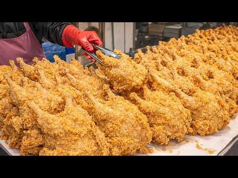 Korean Fried Chicken That Sells 250 Whole Chickens a Day - korean street food