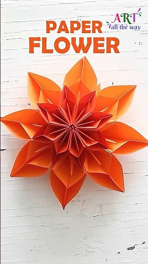 How to Make a Beautiful Paper Flower | Easy DIY Paper Craft Tutorial