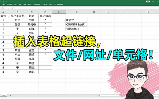 Excel技巧：在表格中插入超链接，你会么