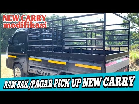 NEW CARRY MODIFIKASI || Pasang Ram Bak Atau Pagar Pick Up Carry